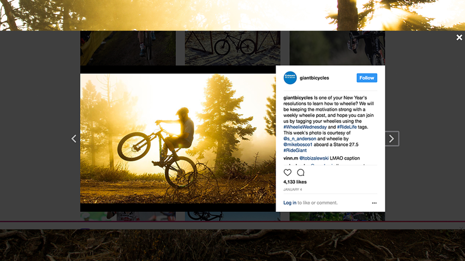 2016 Giant Bicycles, stance adv
