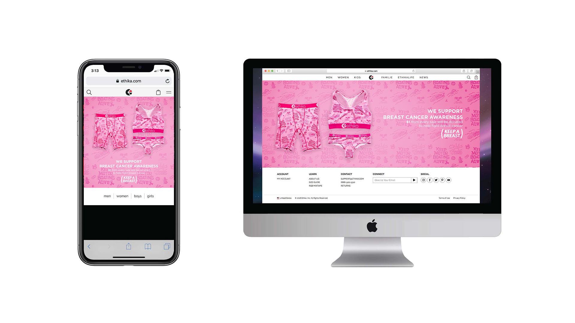 ethika keep a breast foundtion launch