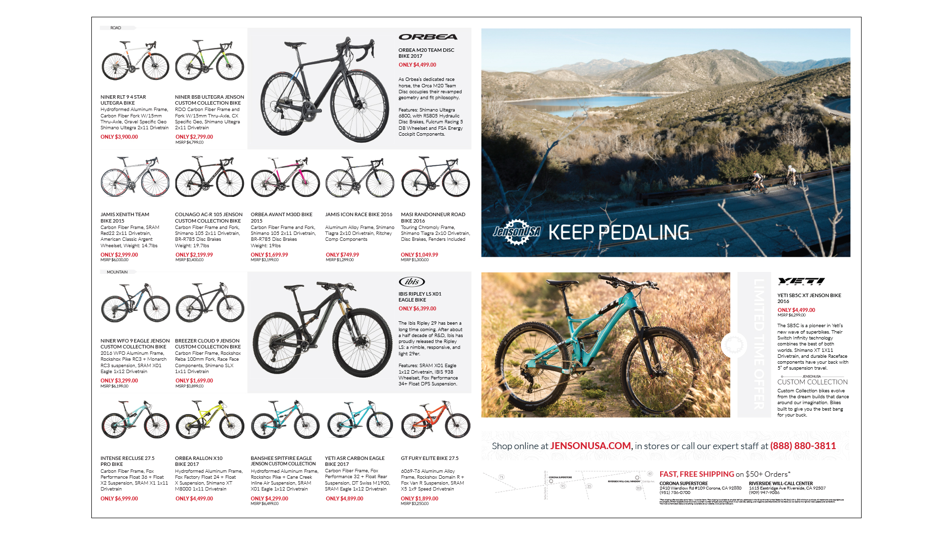 Quadfold layout design