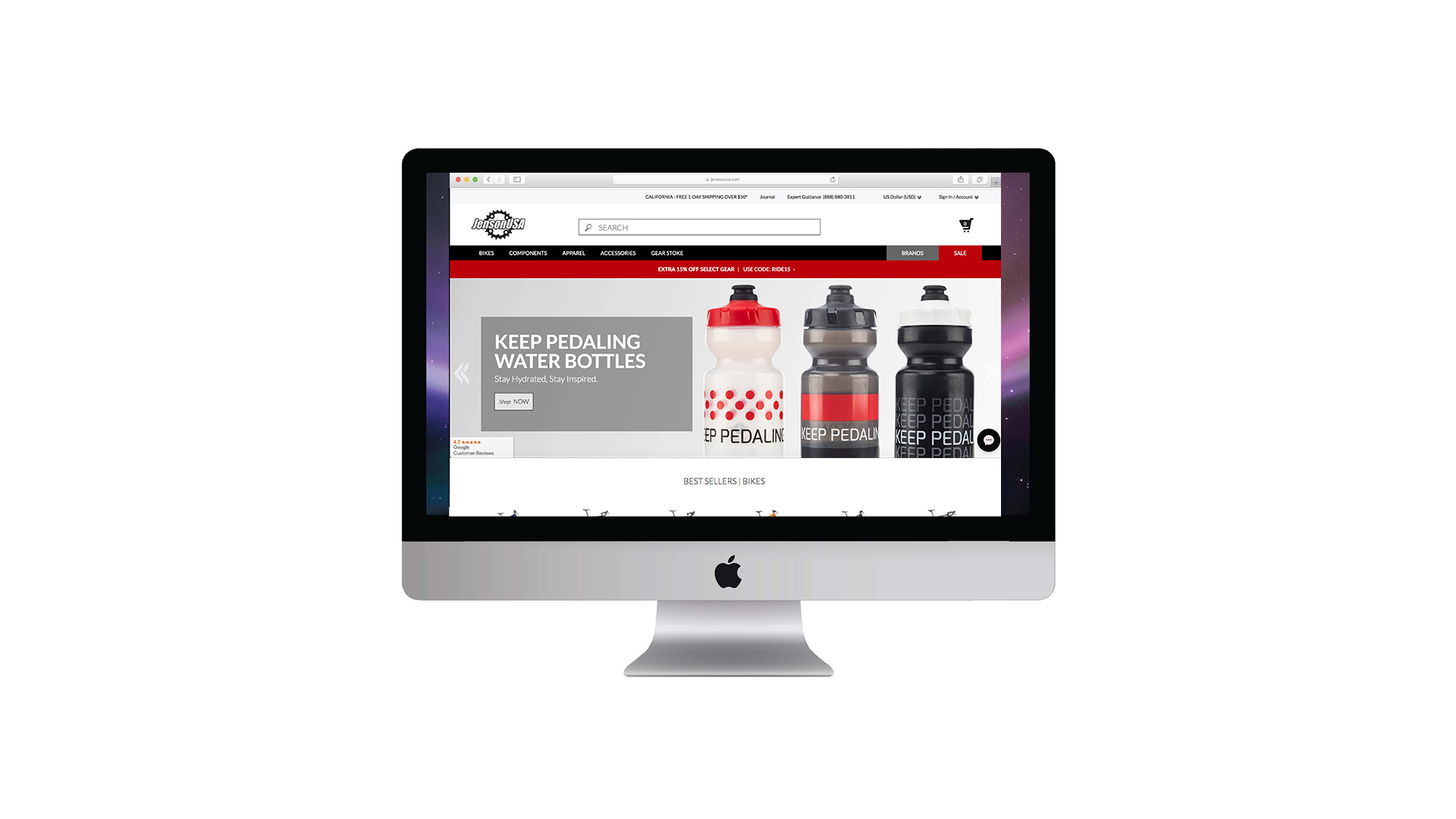 Jenson USA - Purist bottles campaign