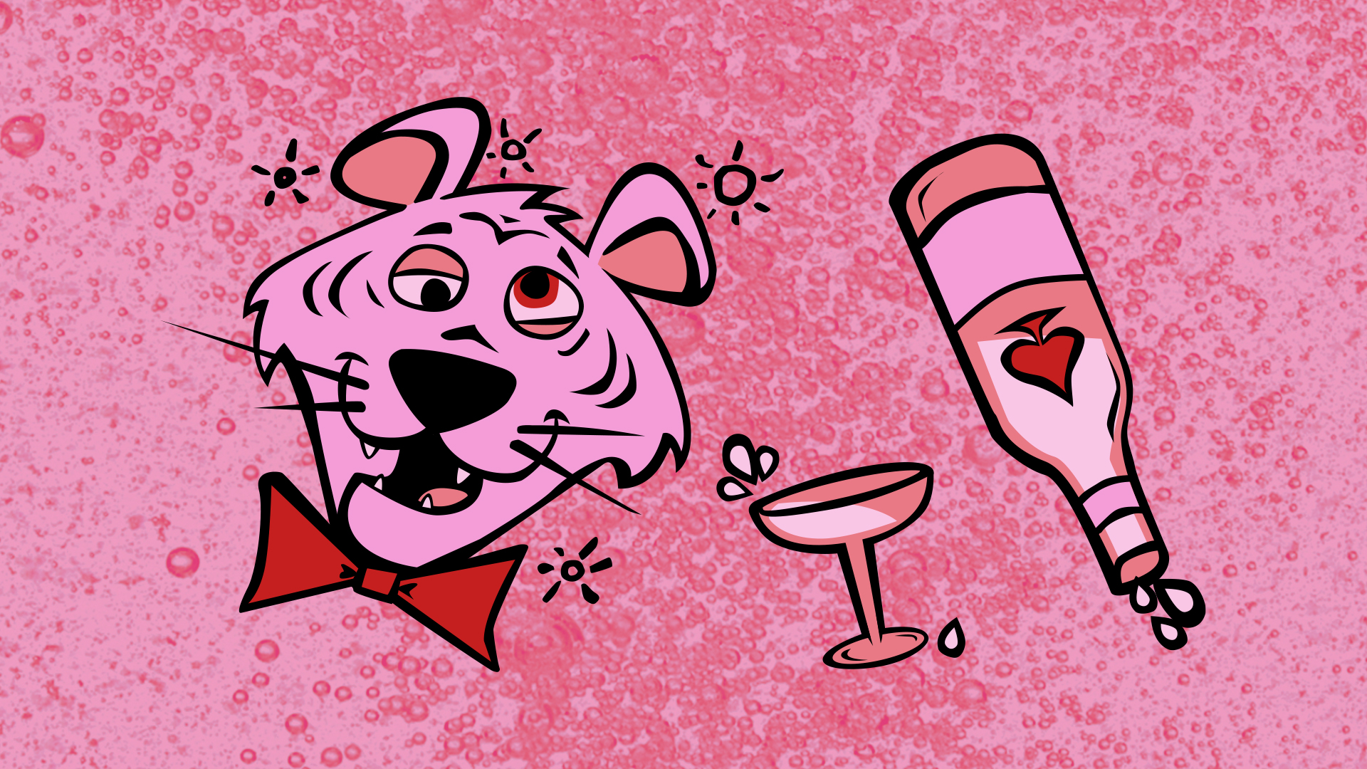  pink tiger closeup